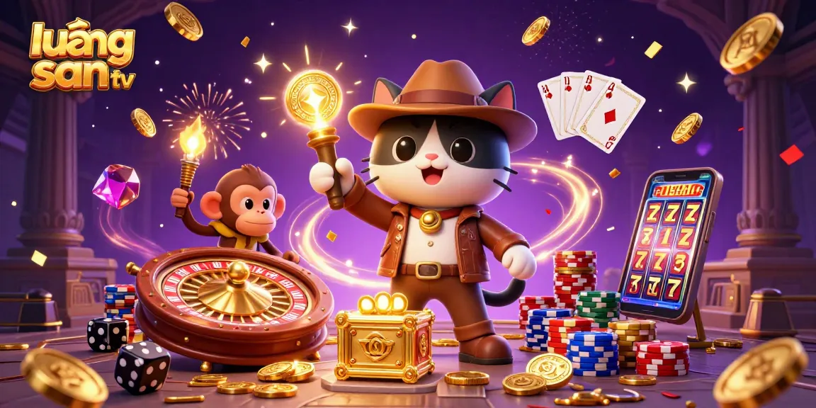 Experience thrilling moments with lương sơn tv as the exploring cat uncovers casino treasures.
