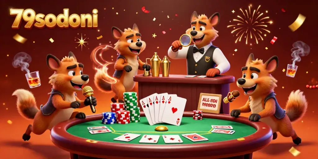Hyenas at the comedy casino club bringing laughter and excitement while showcasing 79sodoni's lively atmosphere.