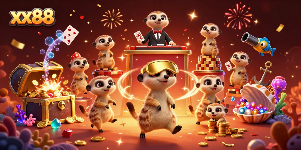 Experience exciting gameplay at xx88 with entertaining meerkat casino characters and vibrant visuals.