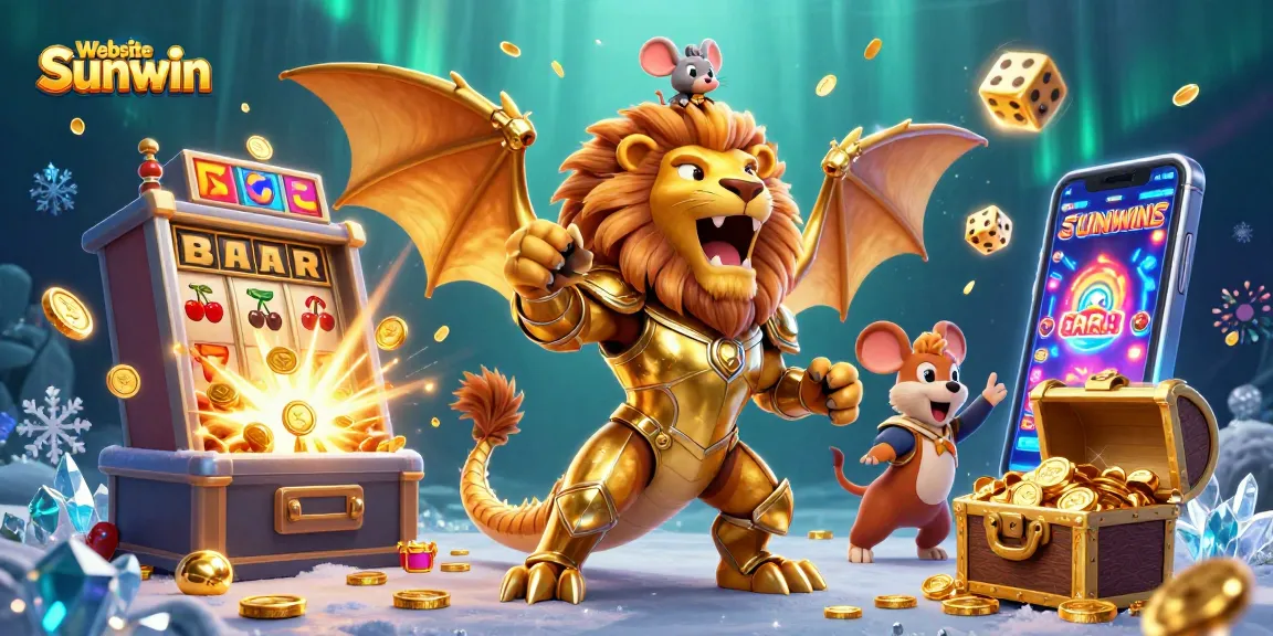 Experience gaming thrills with Website Sunwin, golden chimera, and exploding jackpots in this bustling casino scene.