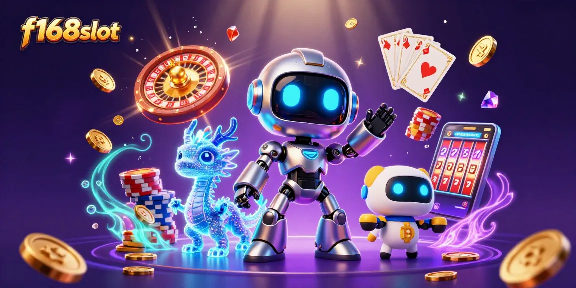 Experience f168slot with vibrant gaming elements and thrilling characters in a dynamic casino world.