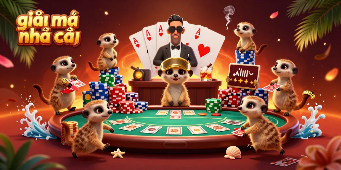 Engage in the thrilling world of giải mã nhà cái with playful meerkats operating a vibrant casino.