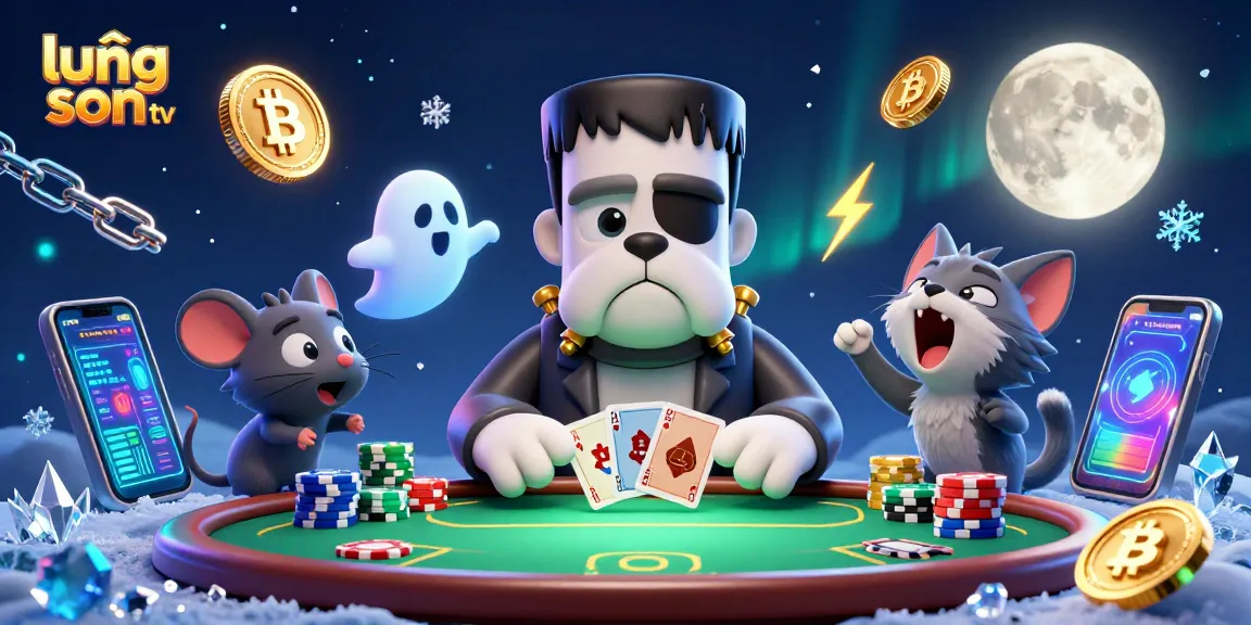 Engaging scene with characters from lương sơn tv participating in a thrilling poker showdown, embodying the excitement of gambling.